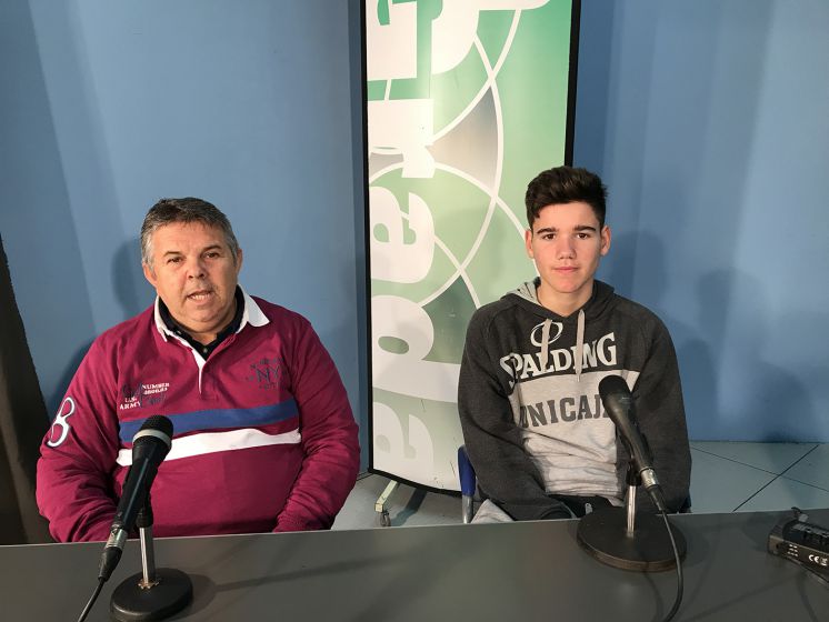 David Jiménez Herrera, la perla del baloncesto chipionero, hace un balance positivo de su adaptación a la disciplina de Unicaja