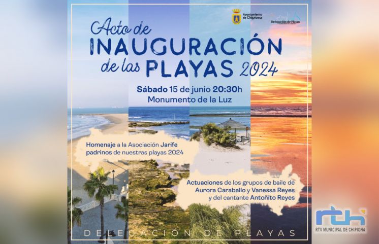 Chipiona inaugura mañana sábado 15 de junio la temporada de playas 2024