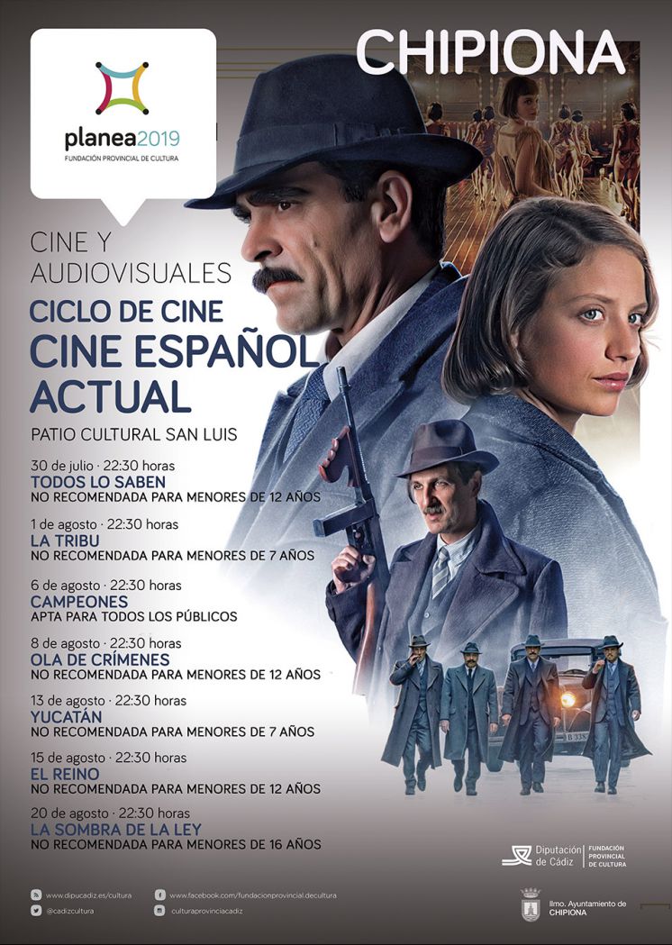 El cine nacional de actualidad vuelve a convertirse en una de las más interesantes alternativas de ocio en el verano chipionero