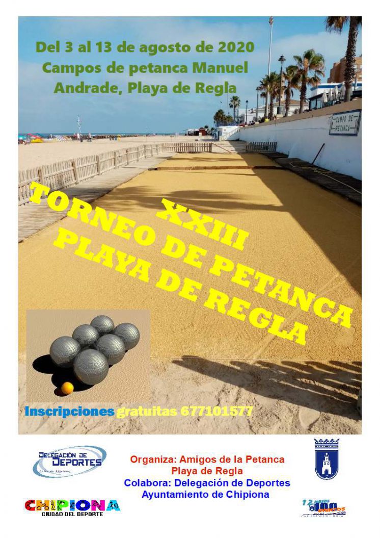 El histórico Torneo de petanca Playa de Regla arranca el lunes con las imprescindibles medidas preventivas