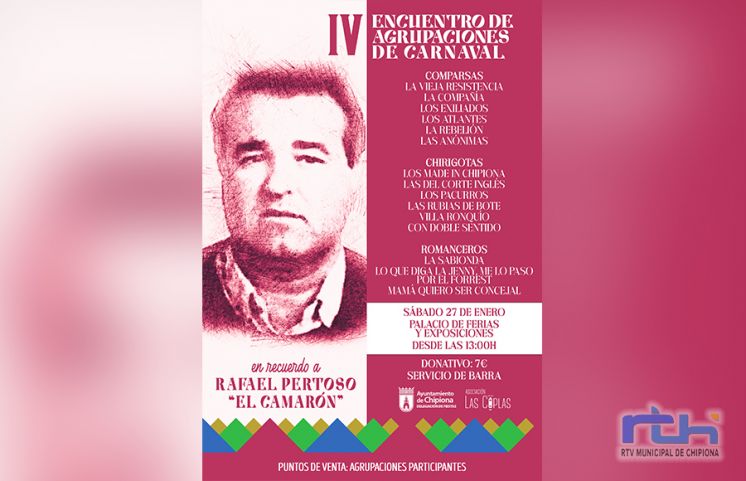 El ‘Memorial Rafael Pertoso El Camarón’ comenzará a mediodía y ofrecerá la actuación de todas las agrupaciones y romanceros