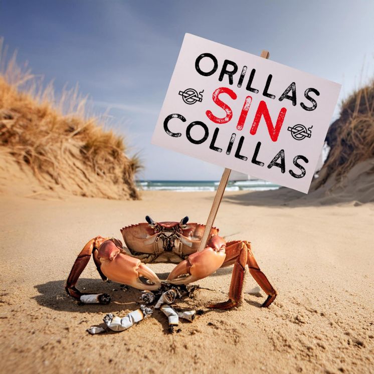 Finalizada la primera de las dos campañas de concienciación “Orilla sin colillas” que se organizan este verano en Chipiona.