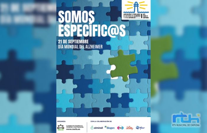 La asociación Faro de Chipiona conmemora el sábado el Día Mundial del Alzheimer que en España lanza el lema ‘Somos Específic@s’