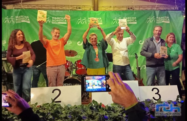 El chipionero Juan Antonio Marín campeón de la Copa de Andalucía de marcha nórdica en su categoría de veteranos D