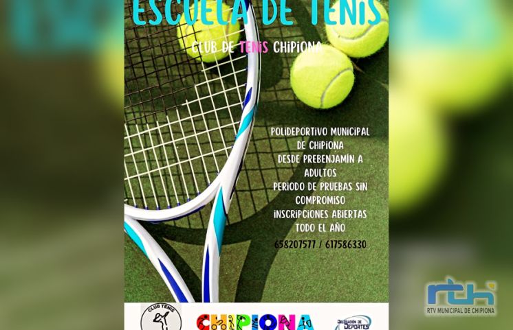 El Club Tenis Chipiona inicia mañana la nueva temporada de su escuela deportiva