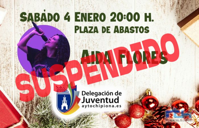 Anuncian la suspensión de la actividad Navidad Juvenil prevista para mañana al coincidir con la Cabalgata de Reyes Magos