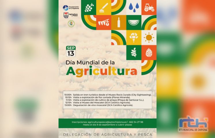 Agotadas las plazas para las actividades gratuitas con las que Chipiona celebrará este viernes el Día Mundial de la Agricultura