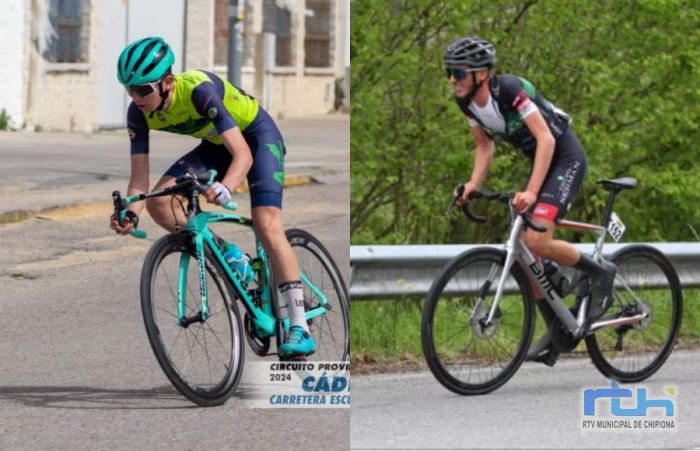 Los ciclistas chipioneros Fran y Manuel Rodríguez competirán en los Campeonatos de España de ciclismo en Avilés
